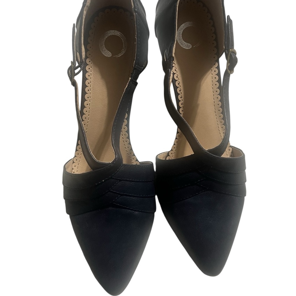 Journee Collection Blue Strappy Heels